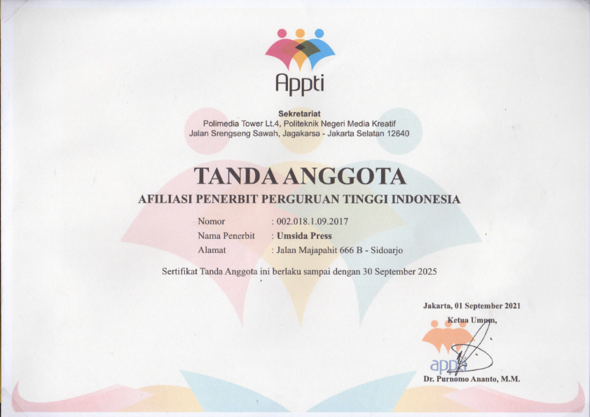 Tanda Anggota APPTI